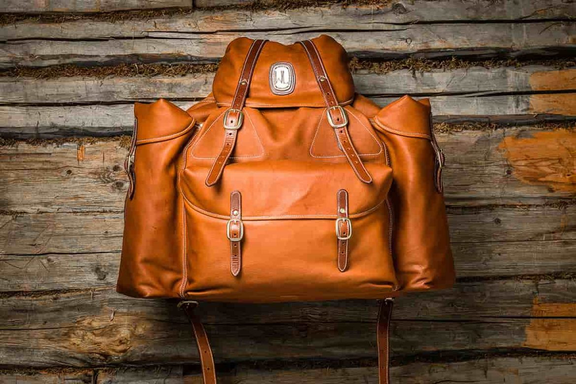 Water-resistant leather bag in bulk