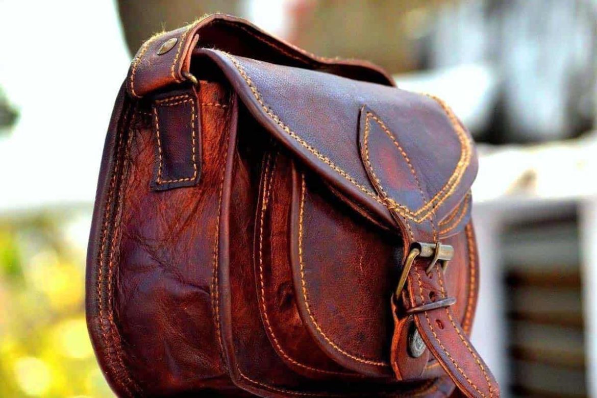 Best quality goat leather bag