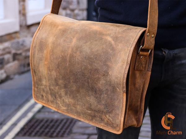 Buy small leather bags for man at an exceptional price