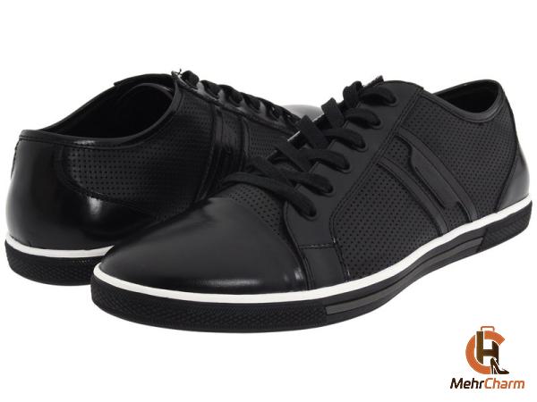 Black leather casual shoes men&apos;s + best buy price