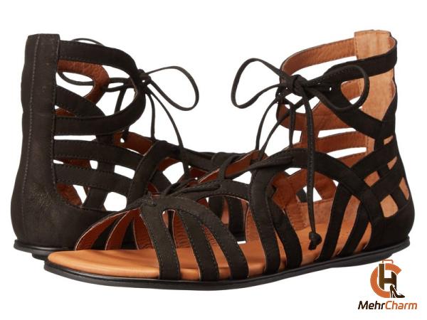 Buy leather lace up sandals ladies + best price