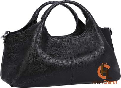 The price of bulk purchase of black leather handle bag women's is cheap and reasonable
