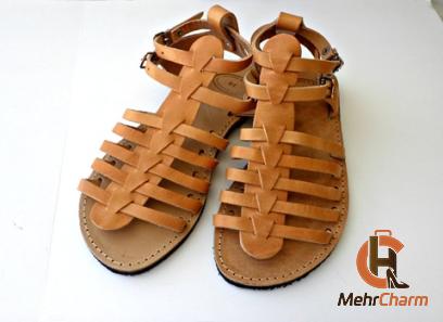 greek leather shoes with complete explanations and familiarization