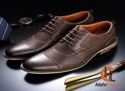 original leather shoes with complete explanations and familiarization